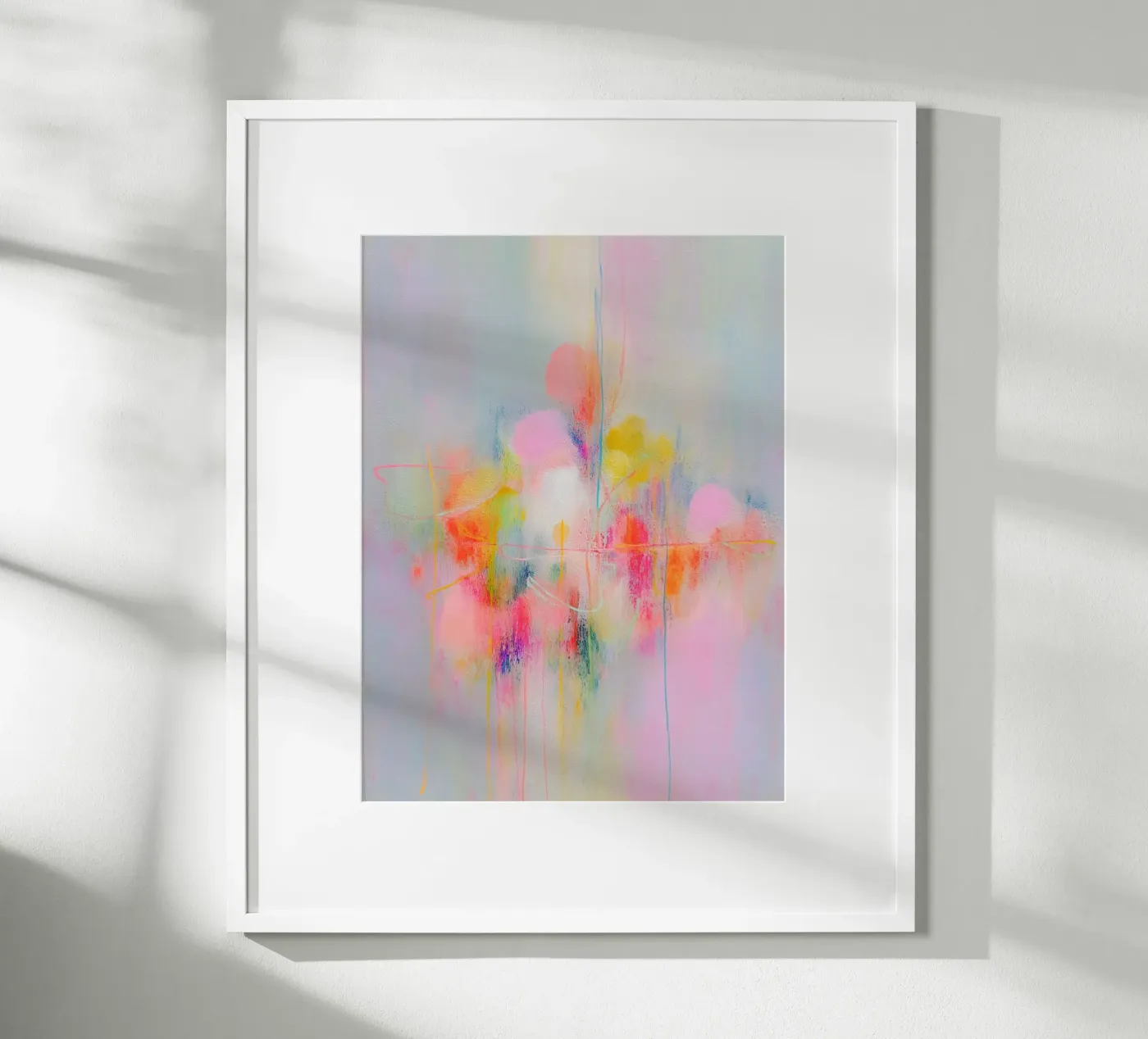 Neon-Caos Rosa poster da Carinaprint