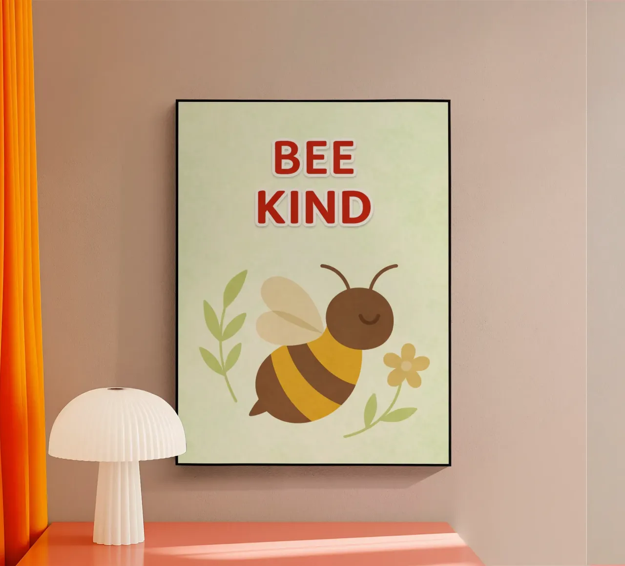 bee kind plexiglass da the gan gan