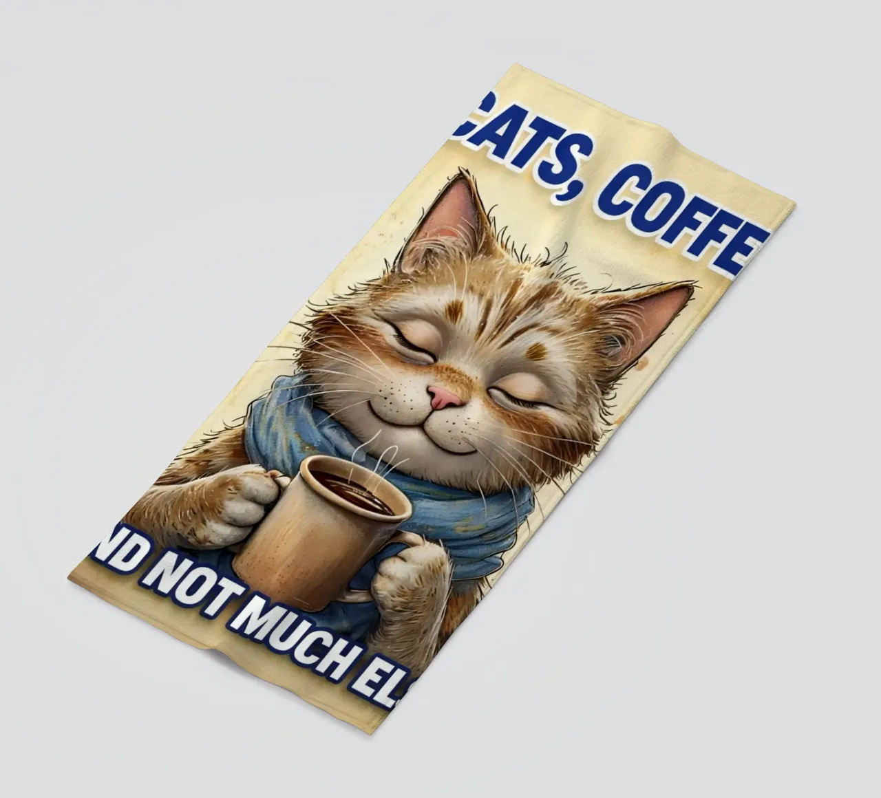 caffè e gatti, e poco altro telo mare da the gan gan