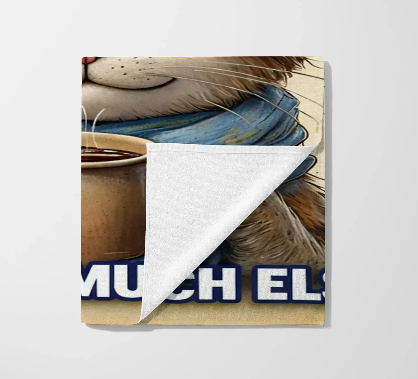 cat coffee and not much else strandhanddoek van the gan gan