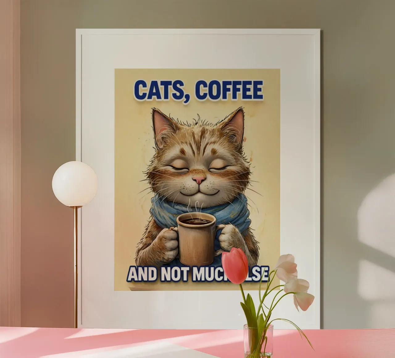 caffè e gatti, e poco altro poster da the gan gan