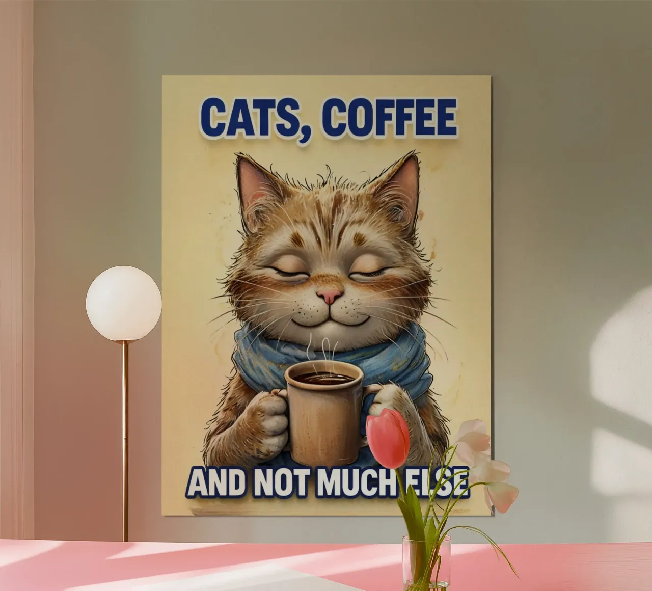 caffè e gatti, e poco altro poster da the gan gan