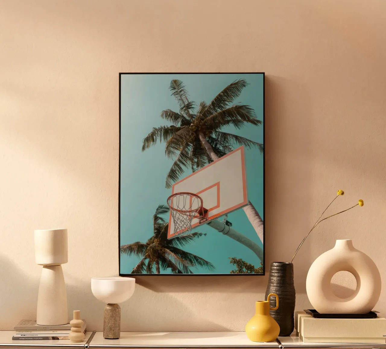 Palmare da basket plexiglass da memory in photograph