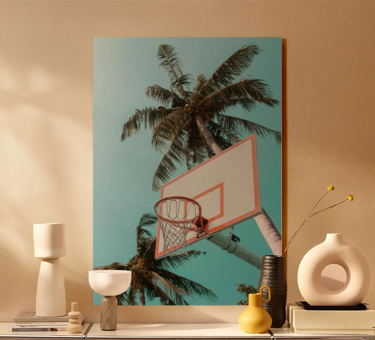 Palmare da basket plexiglass da memory in photograph