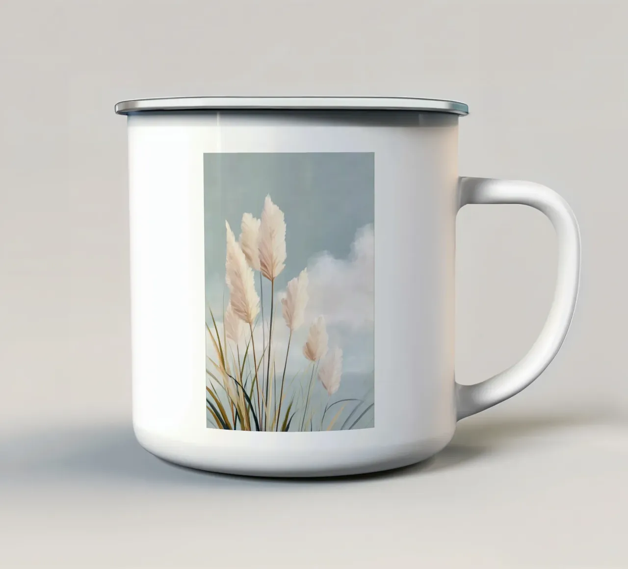 Soft Wind enamel mug by softsoul