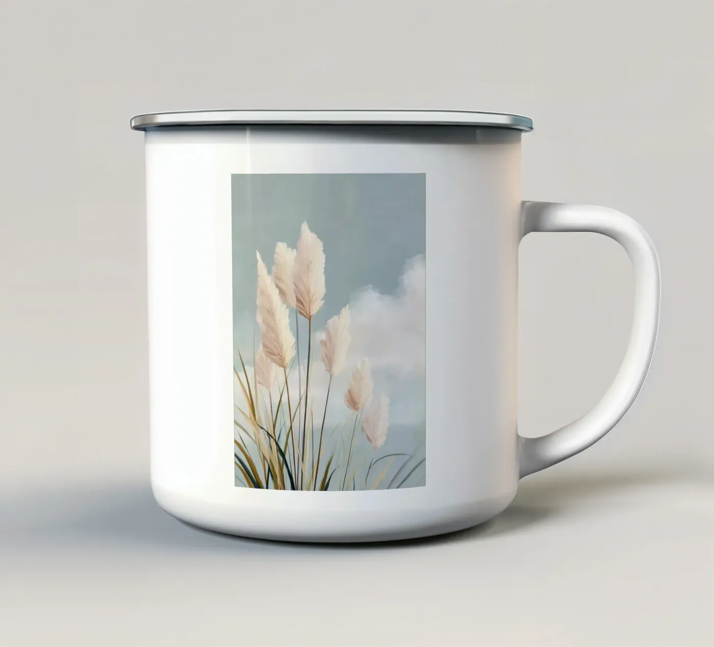 Soft Wind enamel mug by softsoul