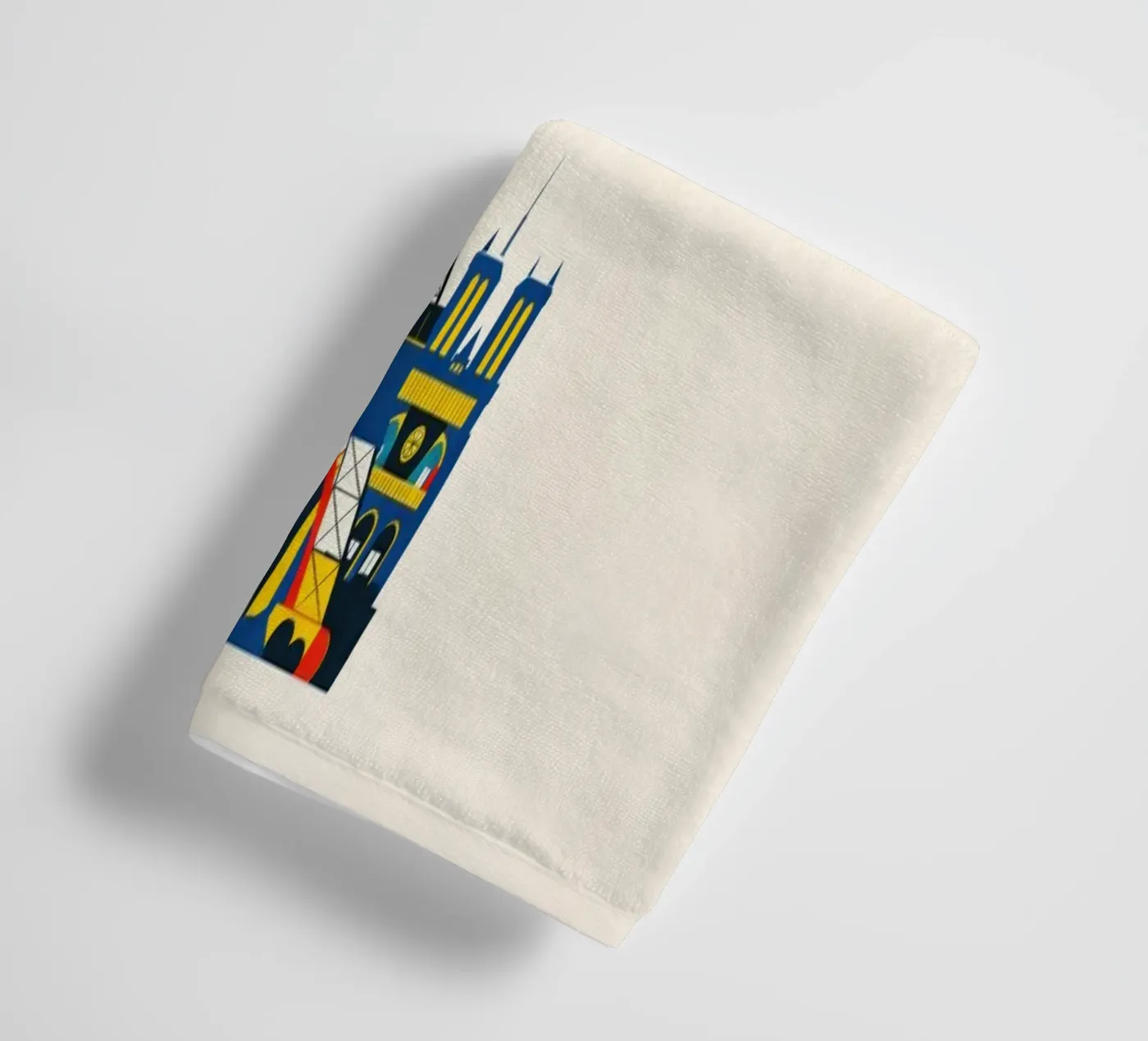 Paris Flat Handtuch von Art Unleashed