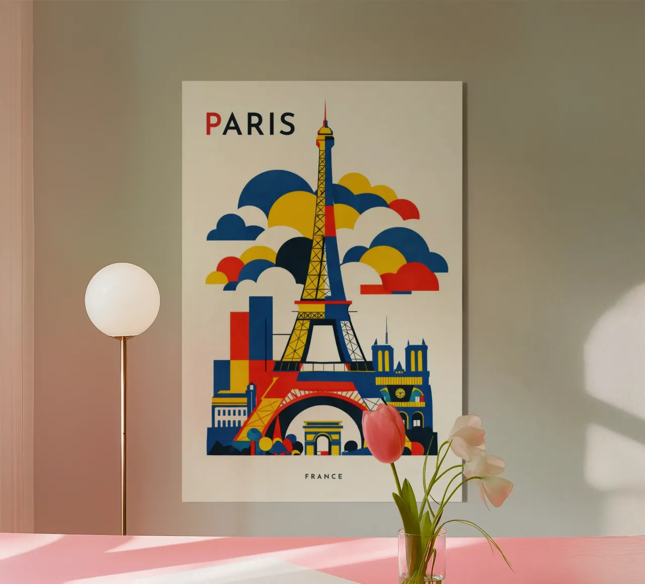 Paris Flat plexiglas de Art Unleashed