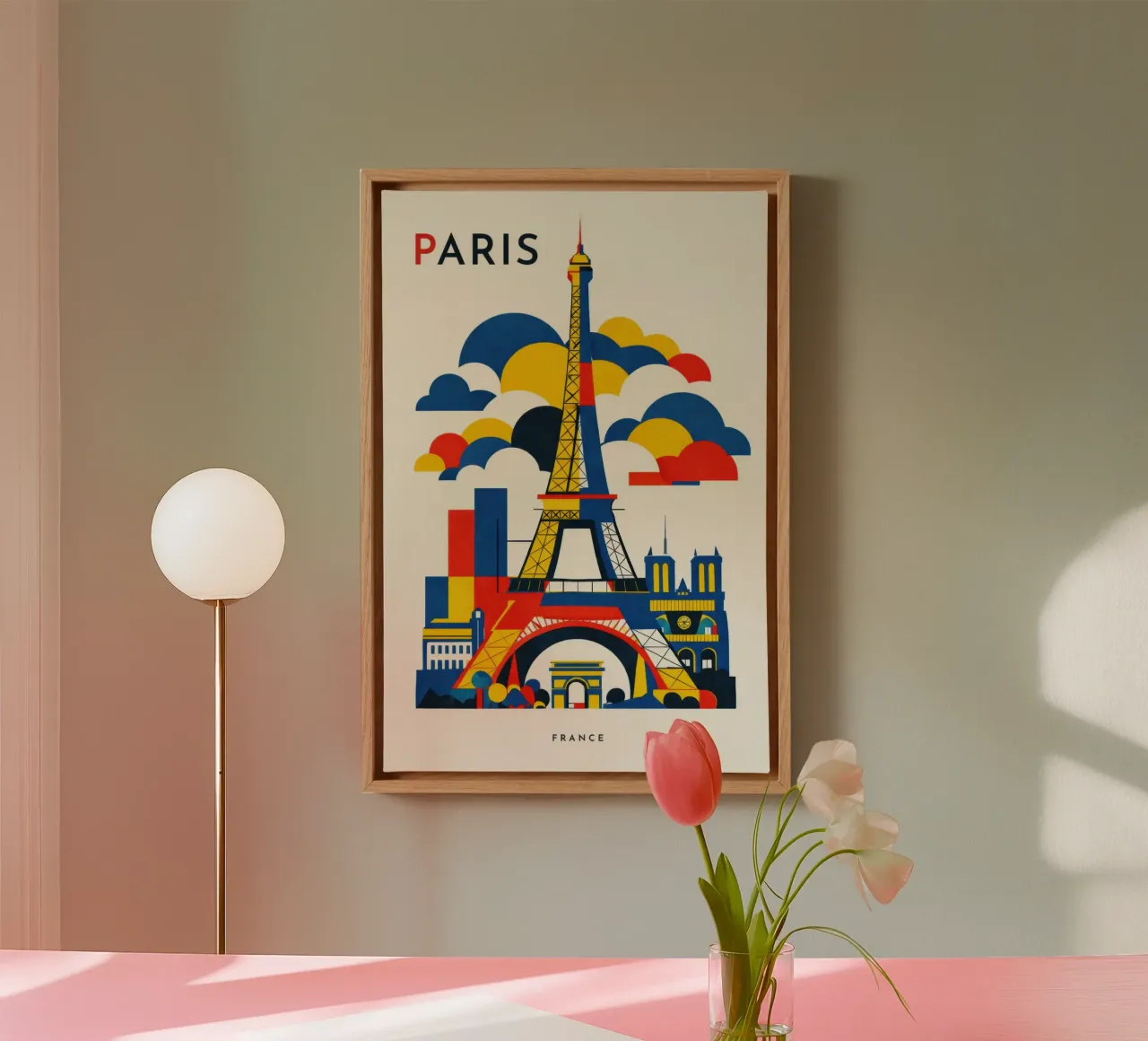 Paris Flat tela da Art Unleashed