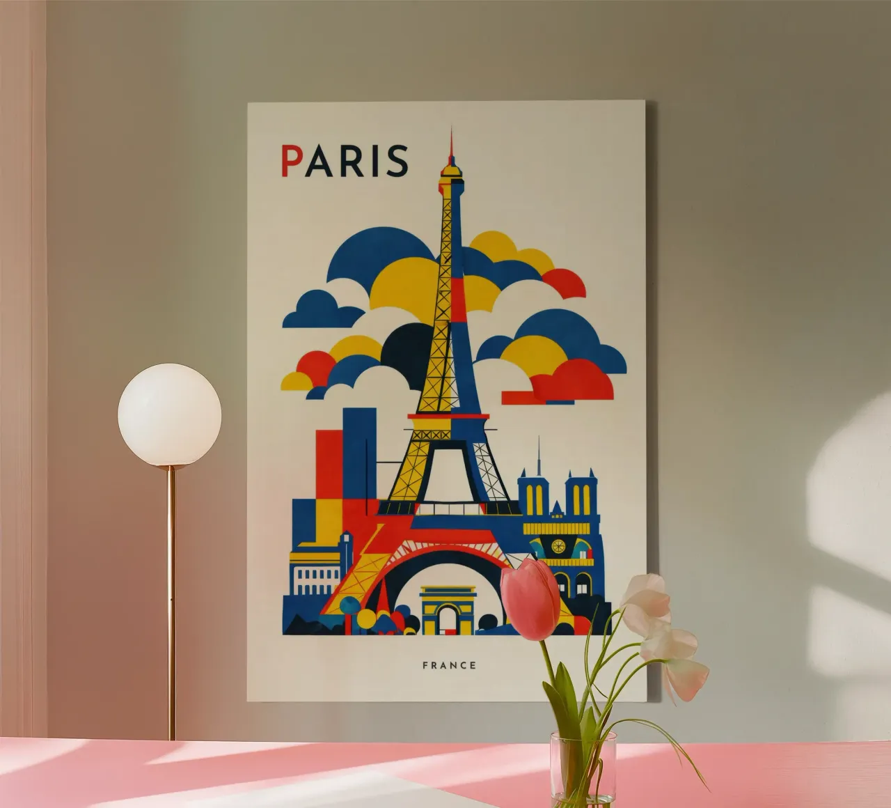Paris Flat tela da Art Unleashed