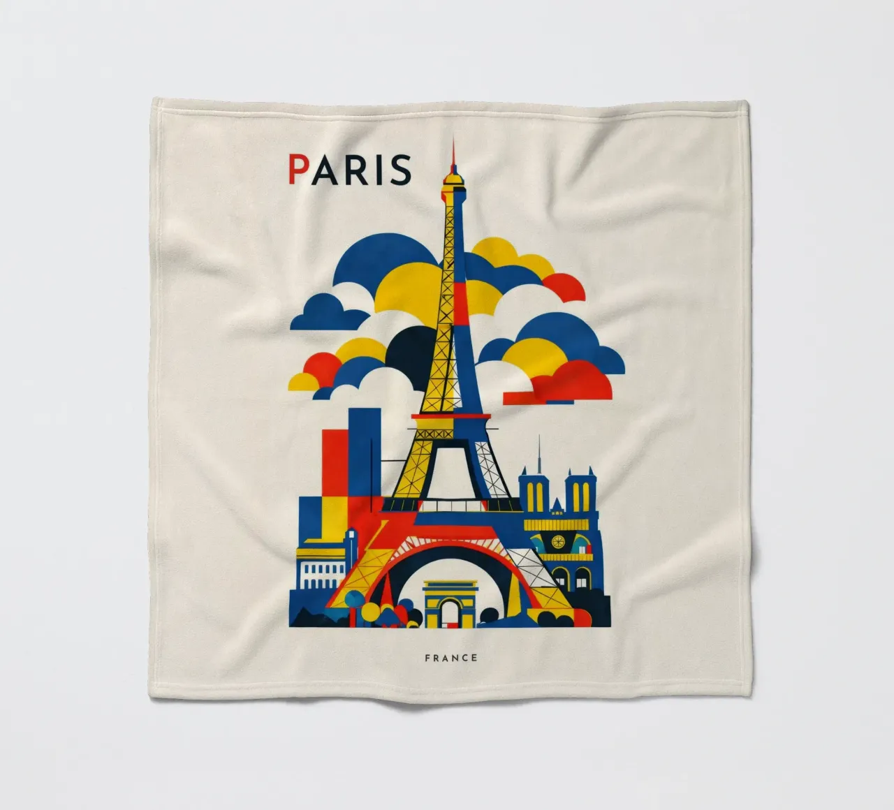 Paris Flat fleecedeken van Art Unleashed