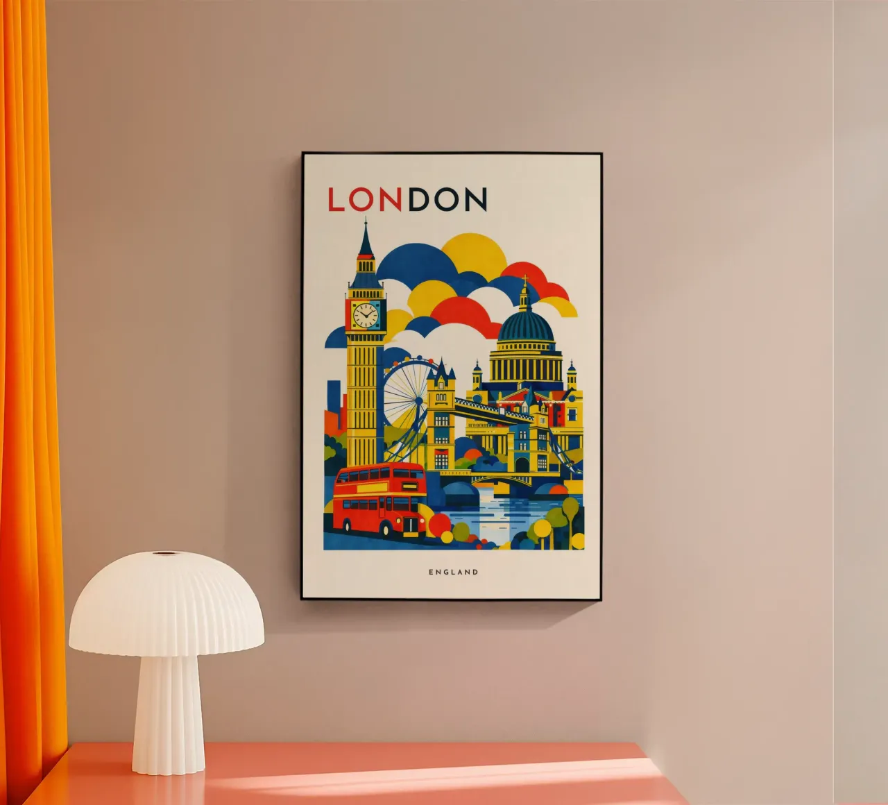 London Flat plexiglass da Art Unleashed