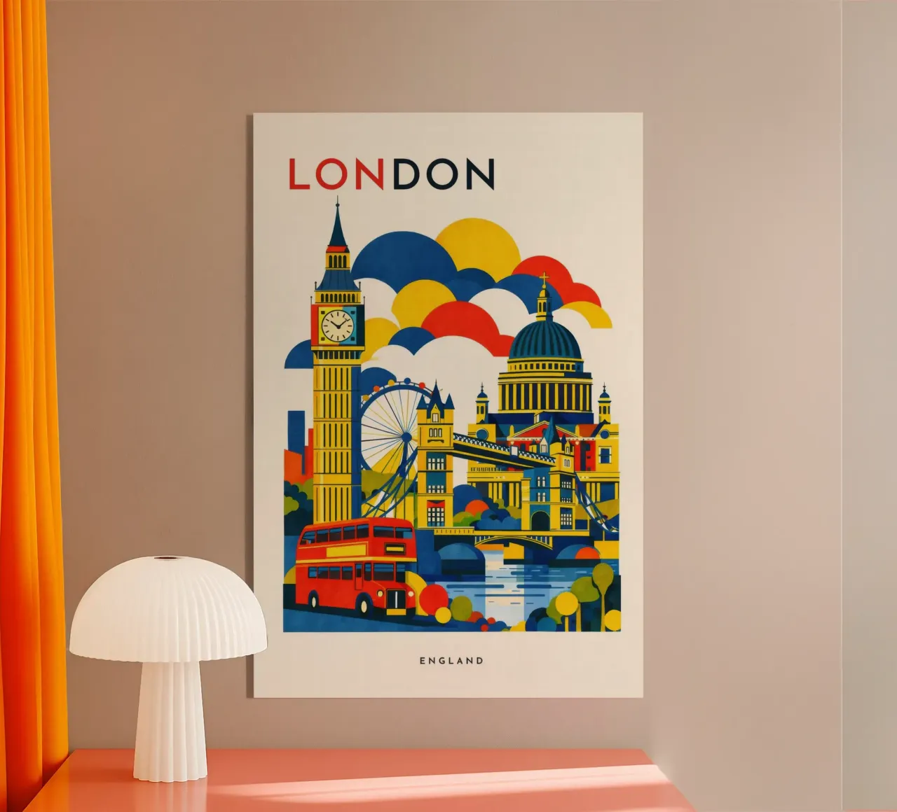 London Flat plexiglass da Art Unleashed