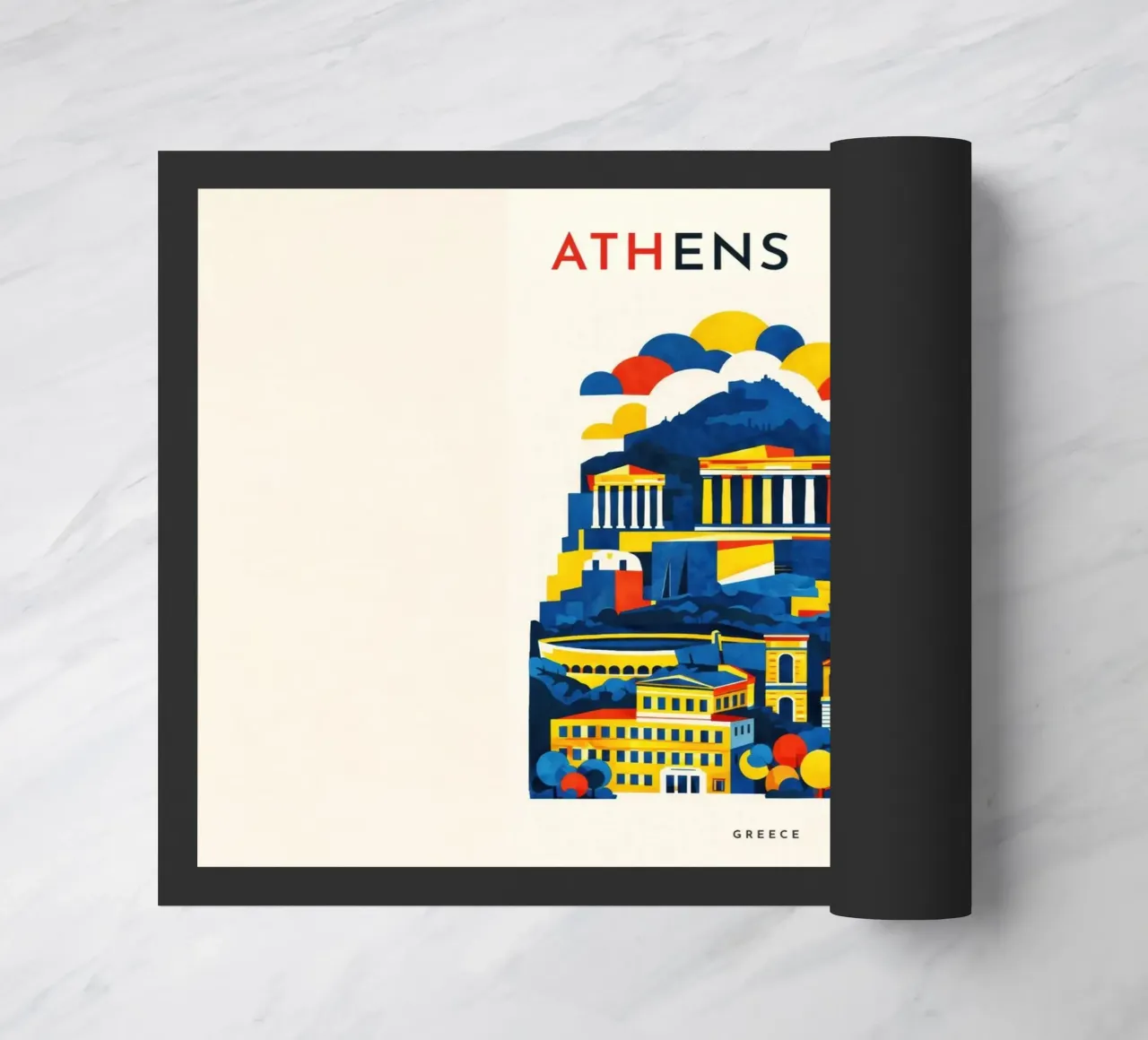 Athens Flat doormat by Art Unleashed