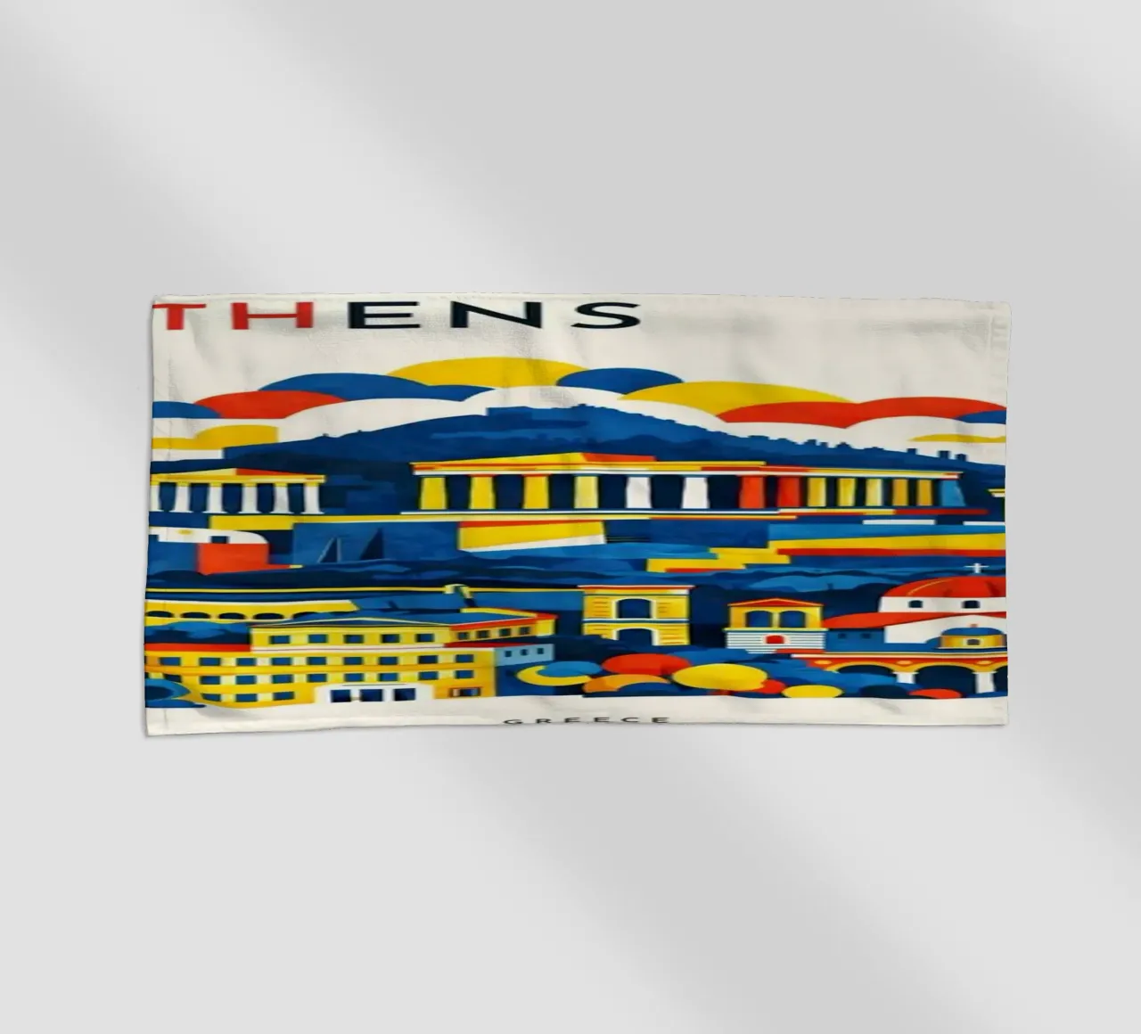 Athens Flat telo mare da Art Unleashed