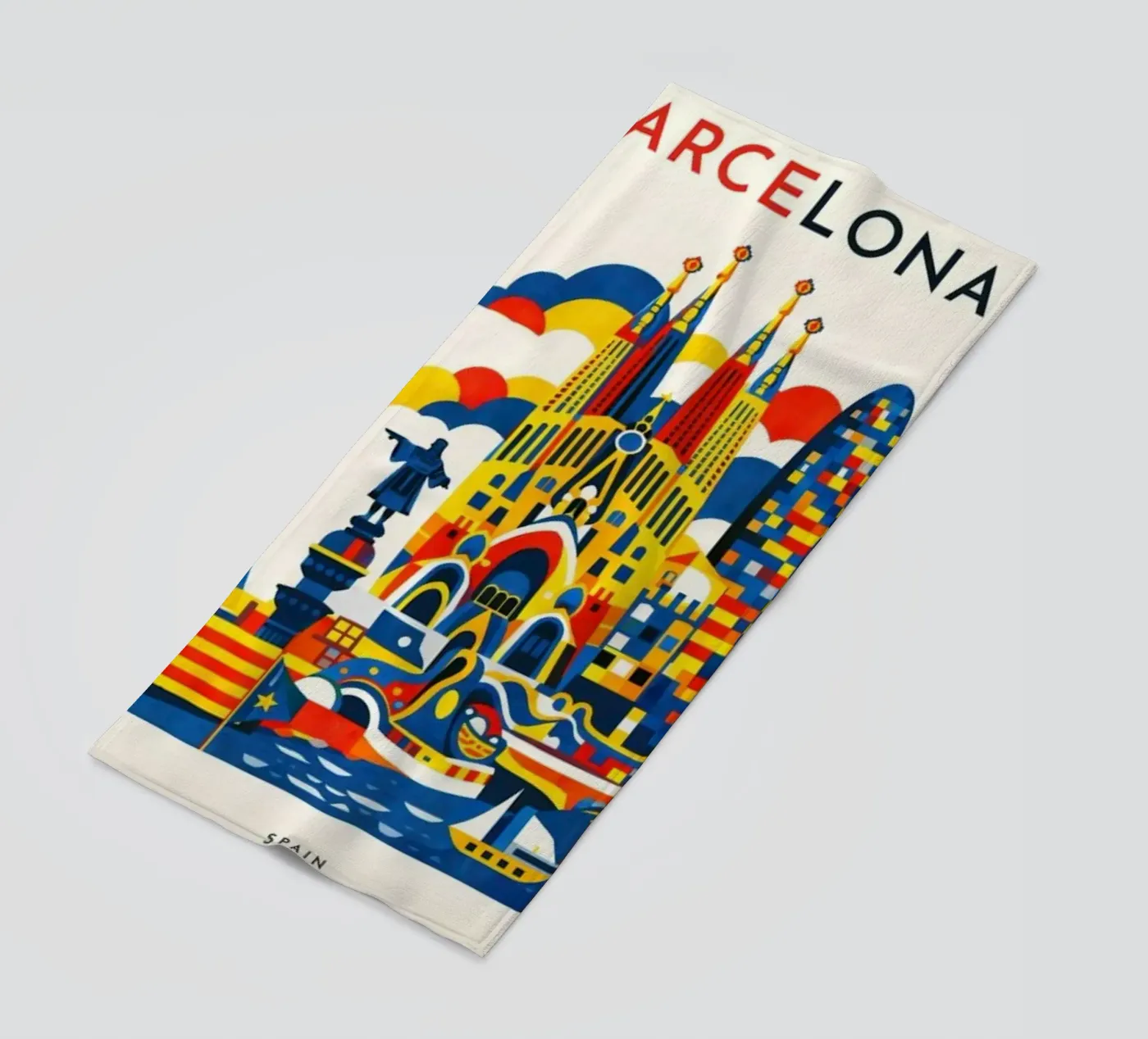 Barcelona Flat telo mare da Art Unleashed