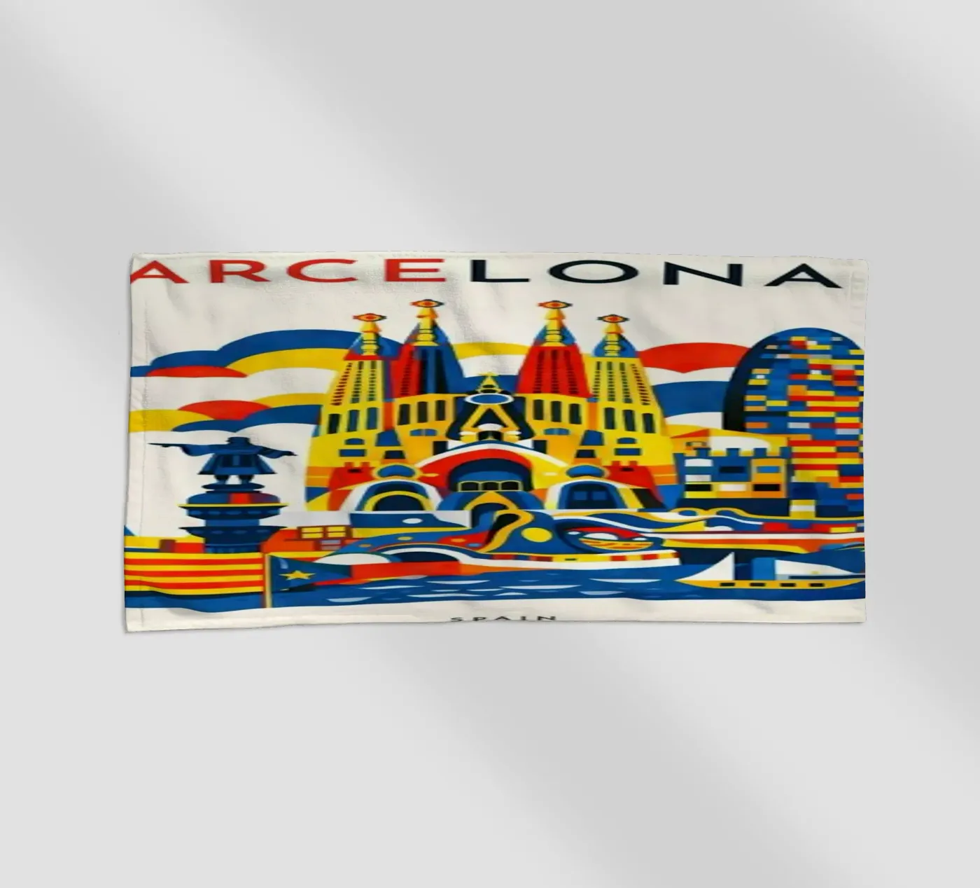Barcelona Flat telo mare da Art Unleashed