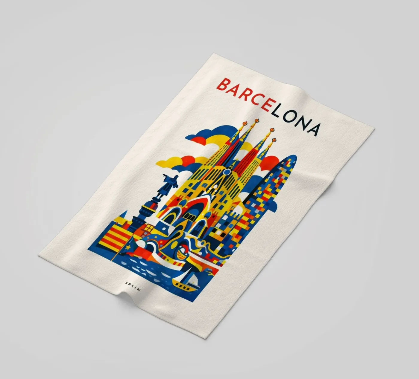 Barcelona Flat telo mare da Art Unleashed