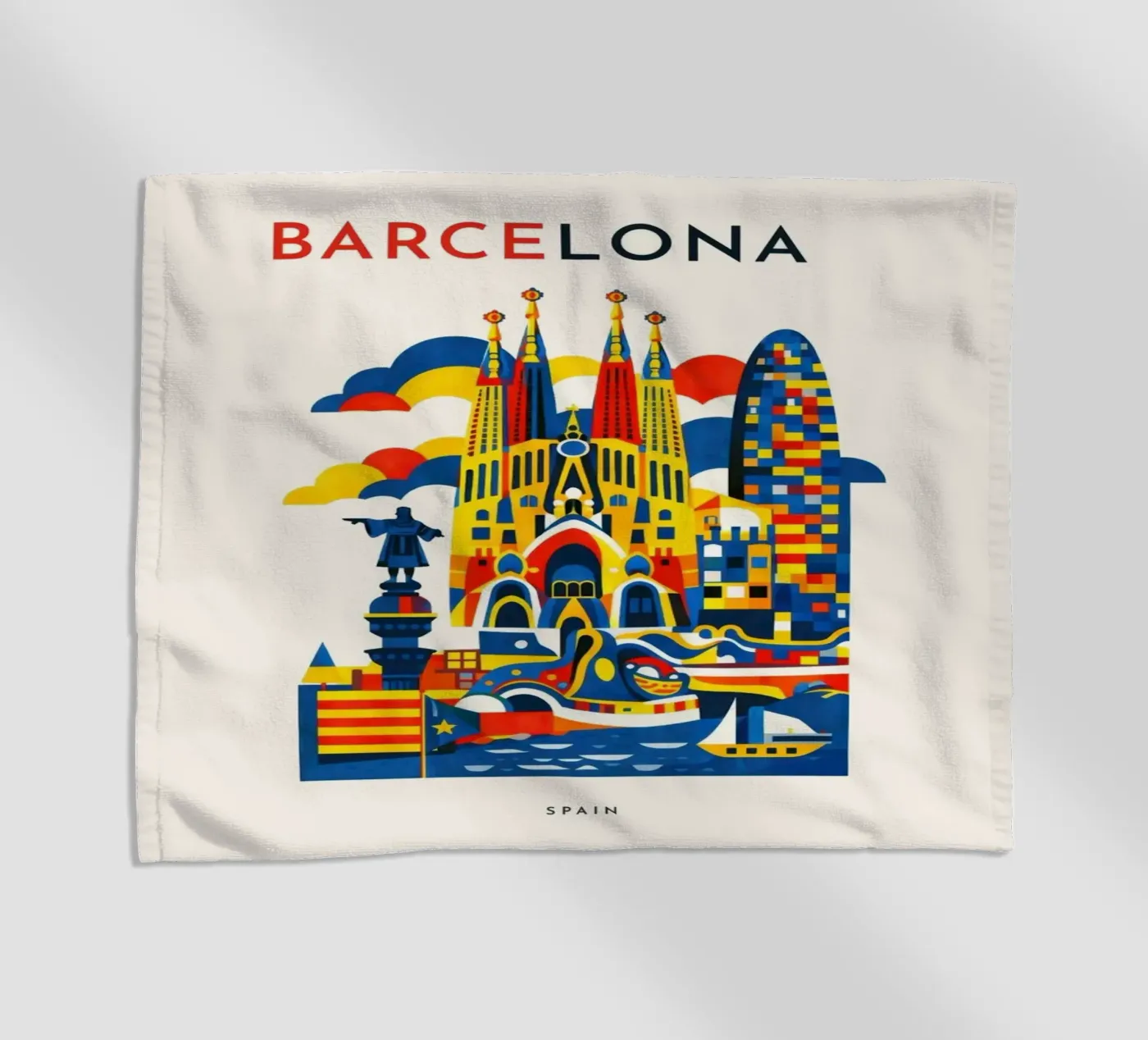 Barcelona Flat telo mare da Art Unleashed