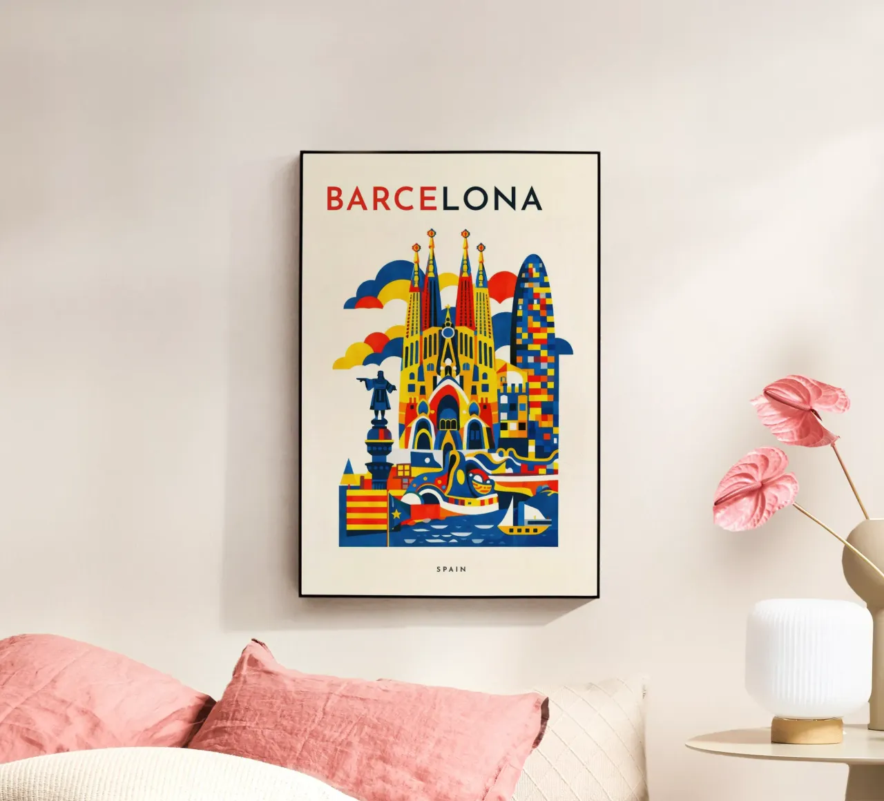 Barcelona Flat plexiglass da Art Unleashed