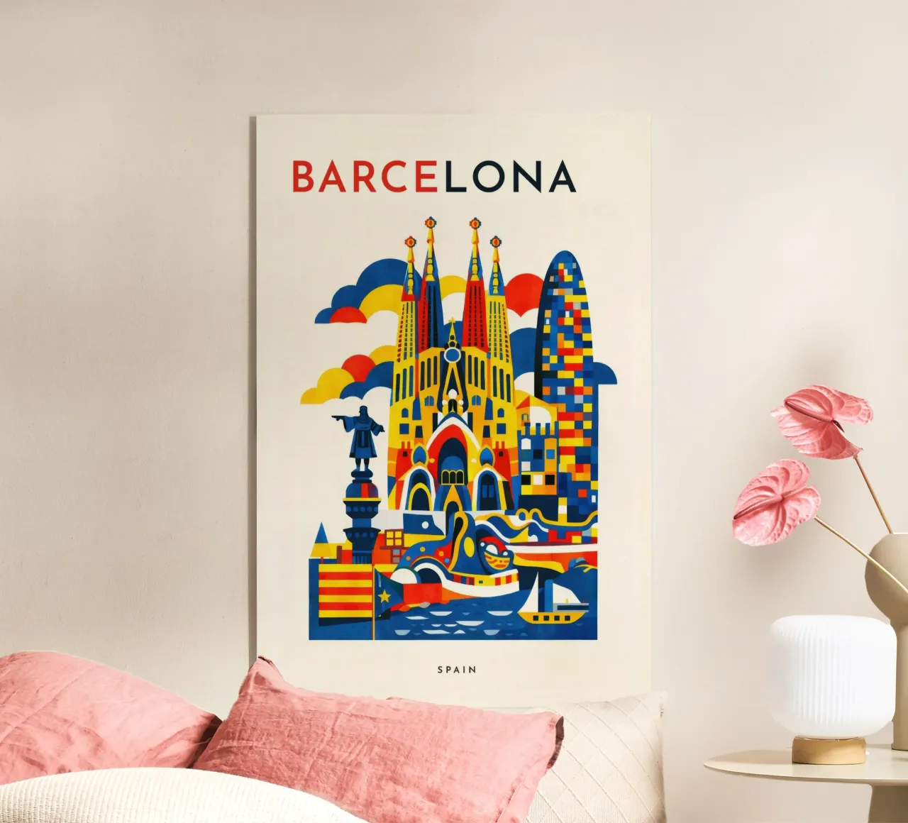 Barcelona Flat plexiglass da Art Unleashed