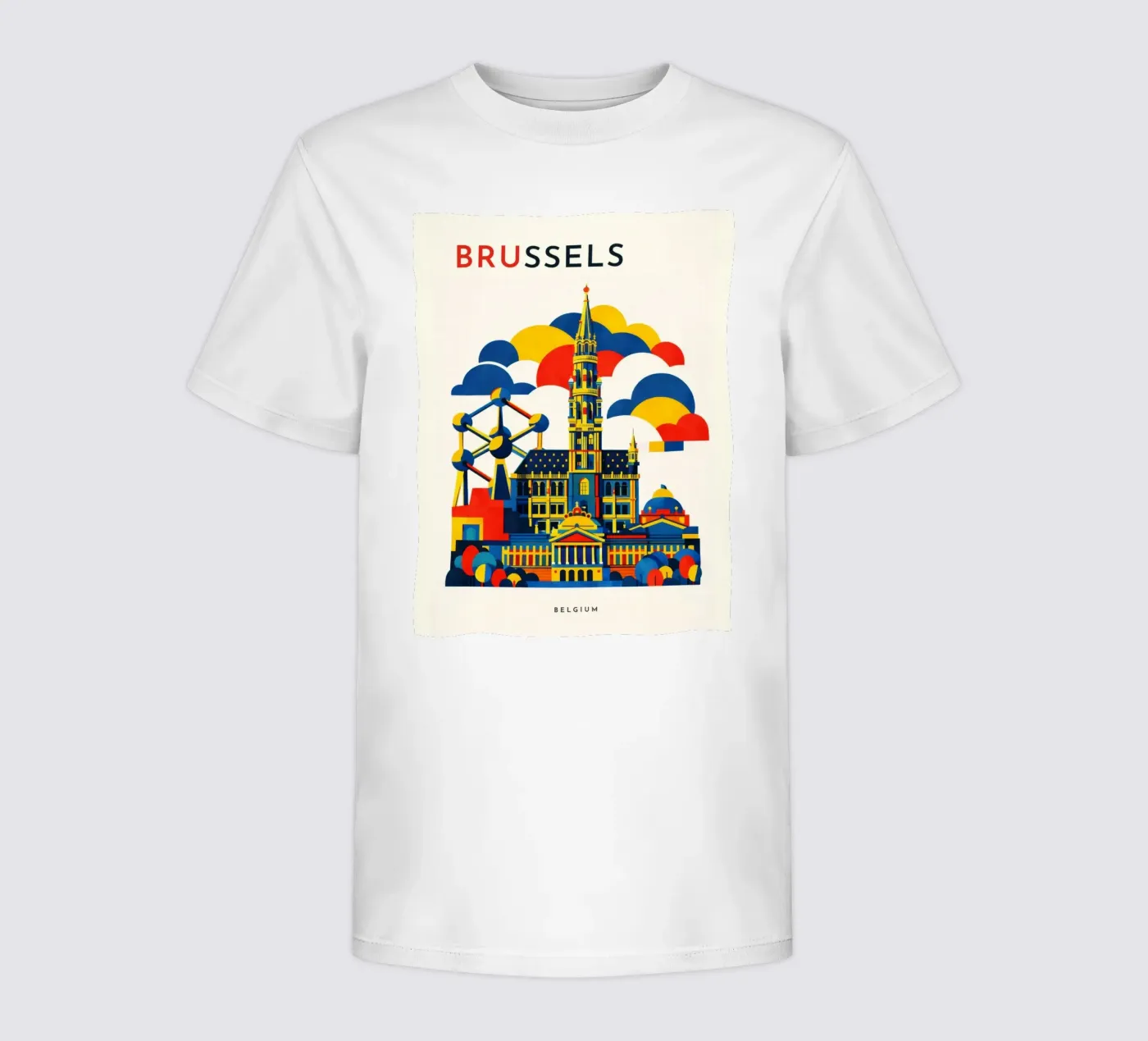 Brussels Flat Kinder T-Shirt von Art Unleashed