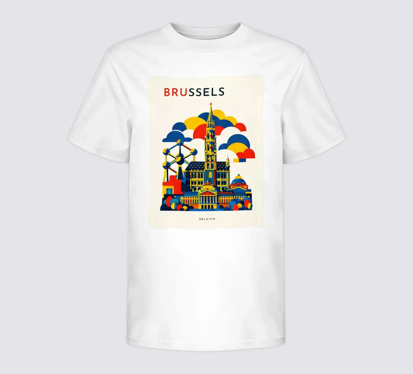 Brussels Flat Kinder T-Shirt von Art Unleashed