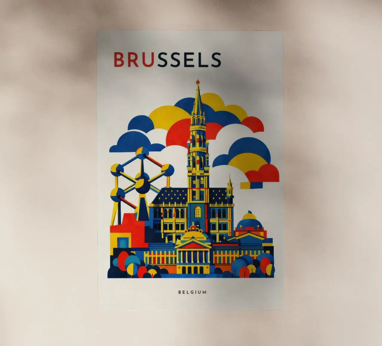 Brussels Flat pellicola backlit da Art Unleashed