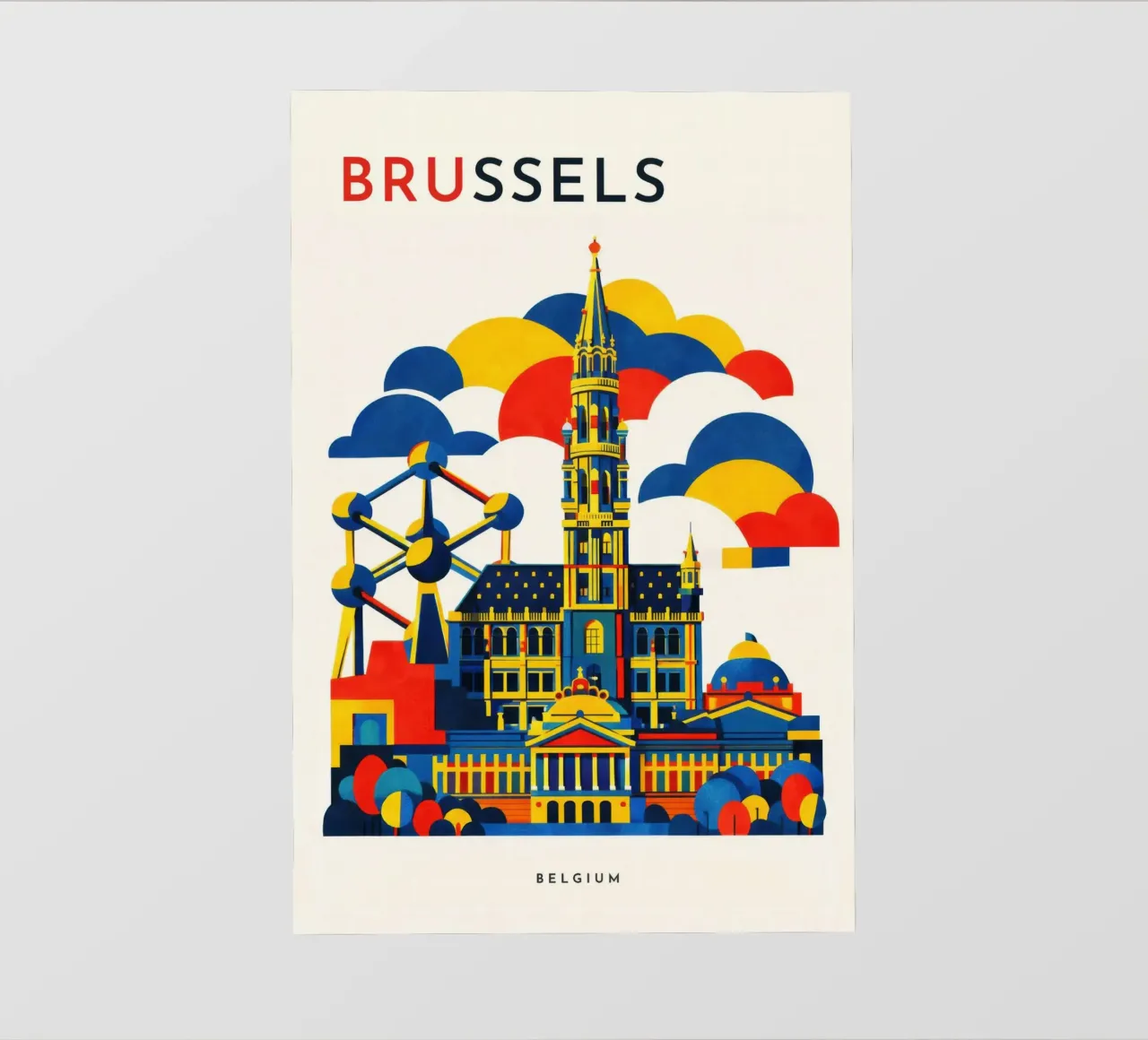 Brussels Flat pellicola backlit da Art Unleashed