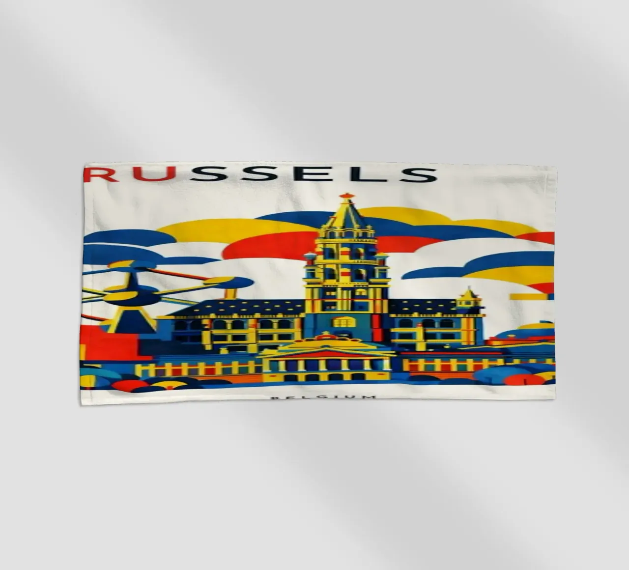 Brussels Flat telo mare da Art Unleashed