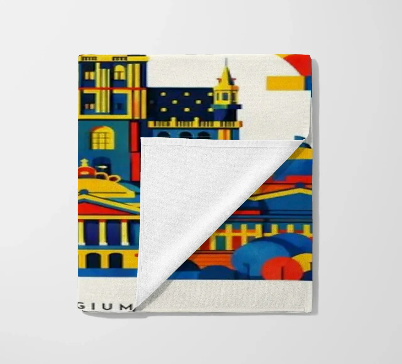 Brussels Flat telo mare da Art Unleashed