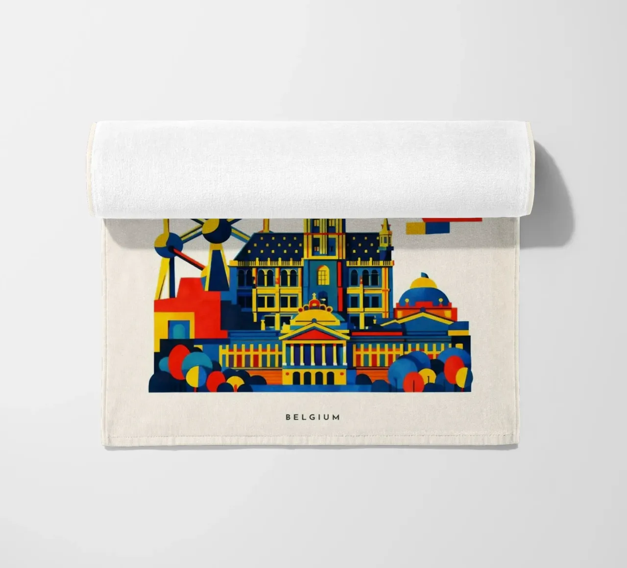 Brussels Flat telo mare da Art Unleashed