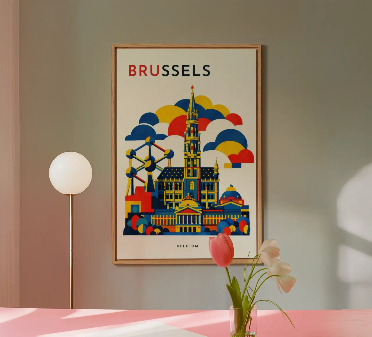Brussels Flat forex plate by Art Unleashed