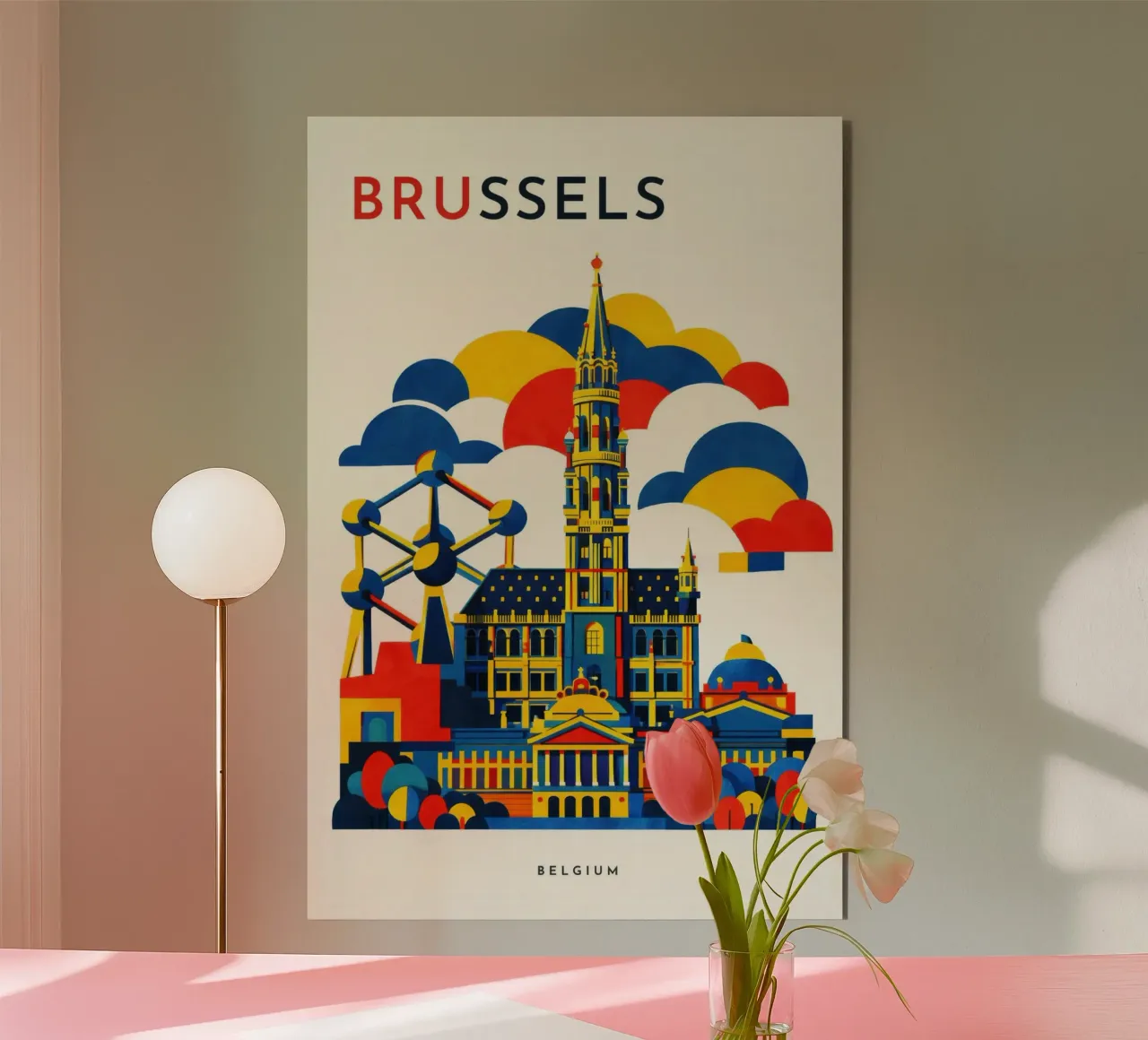 Brussels Flat forex plate by Art Unleashed