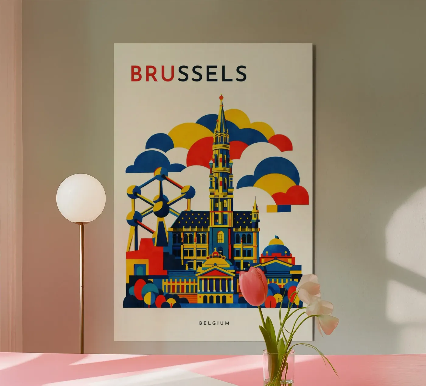 Brussels Flat pannello forex da Art Unleashed