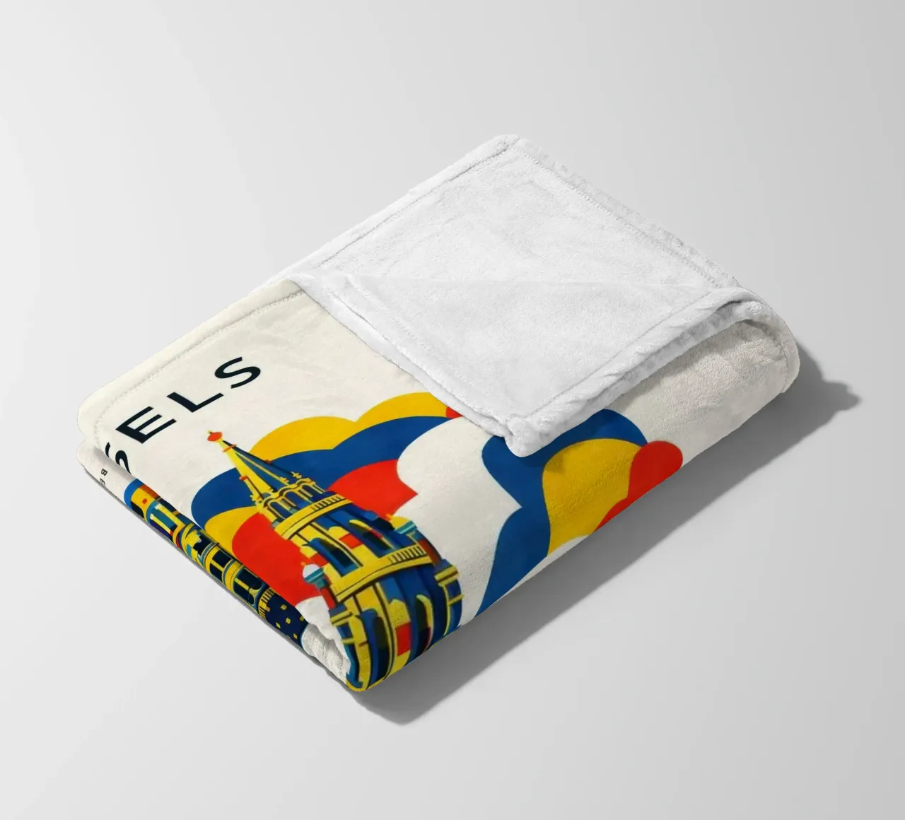 Brussels Flat Fleecedecke von Art Unleashed