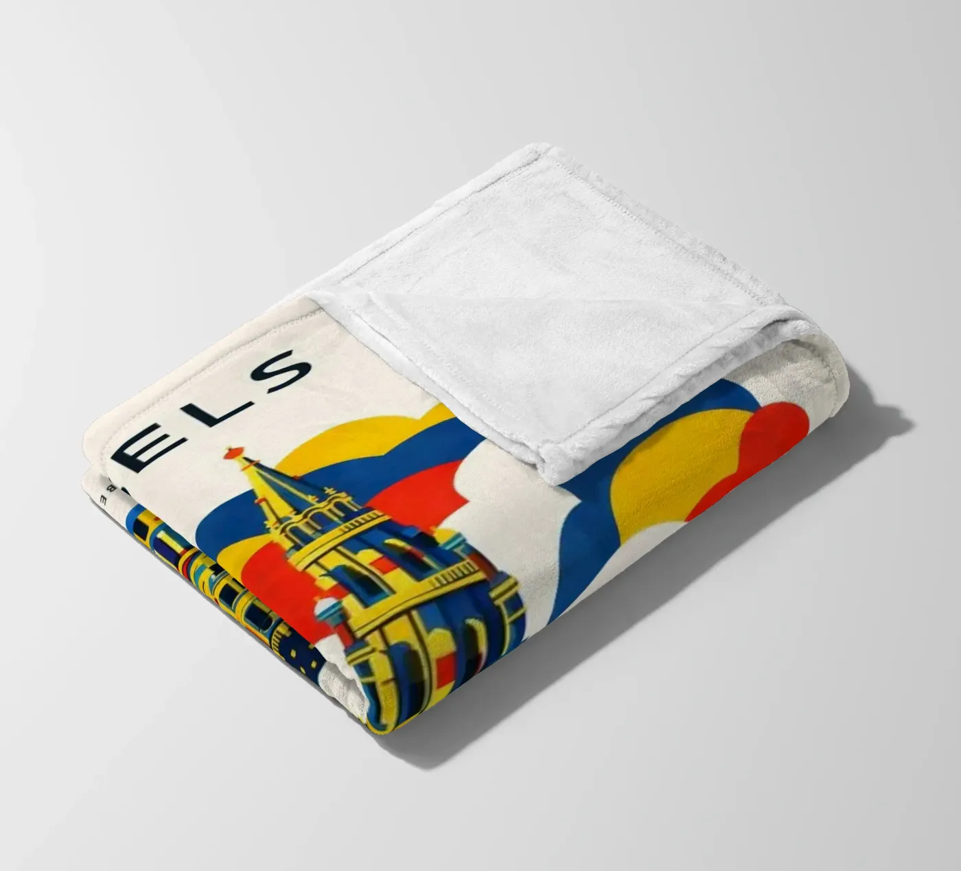 Brussels Flat Fleecedecke von Art Unleashed