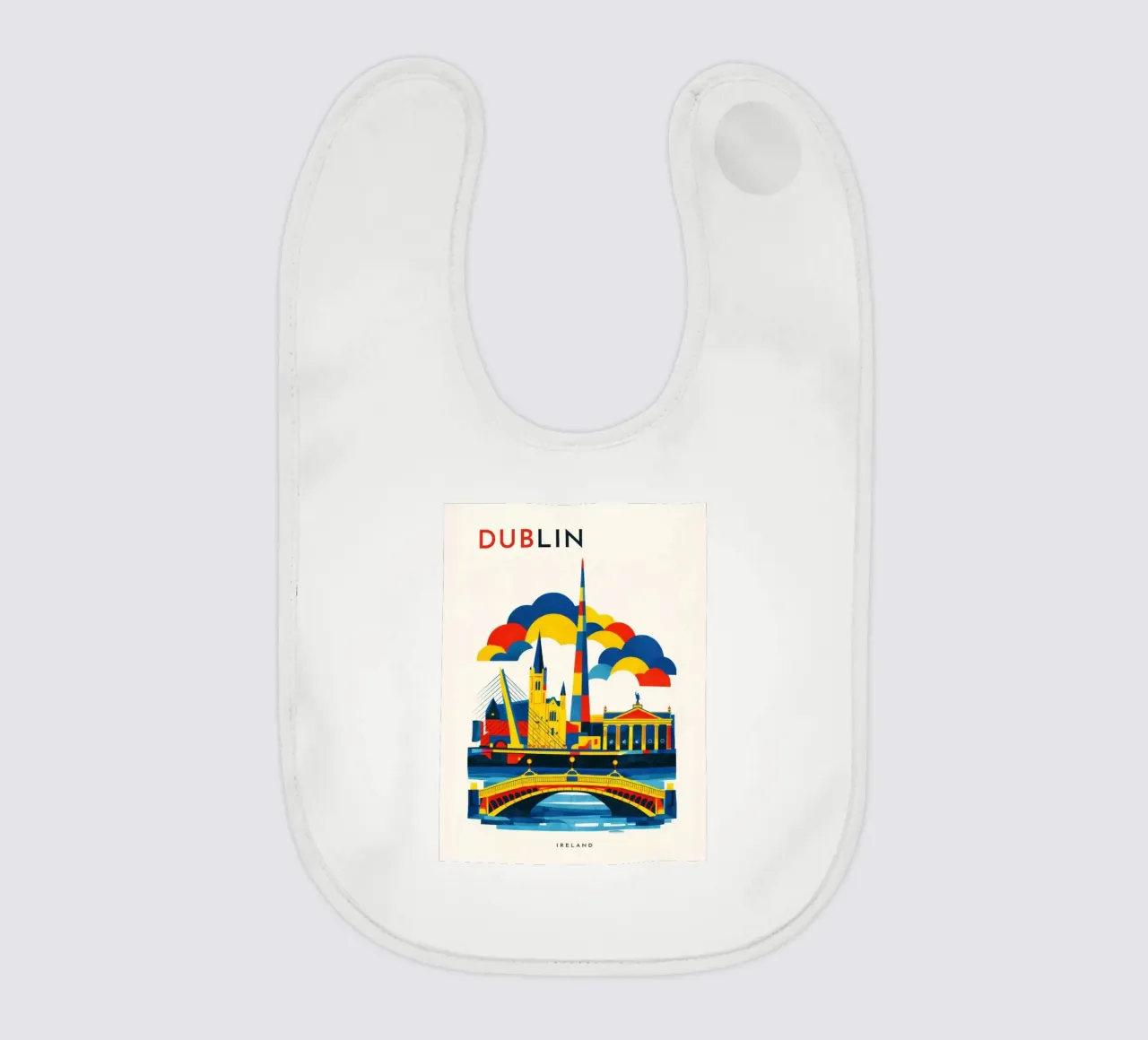 Dublin Flat Babylätzchen von Art Unleashed
