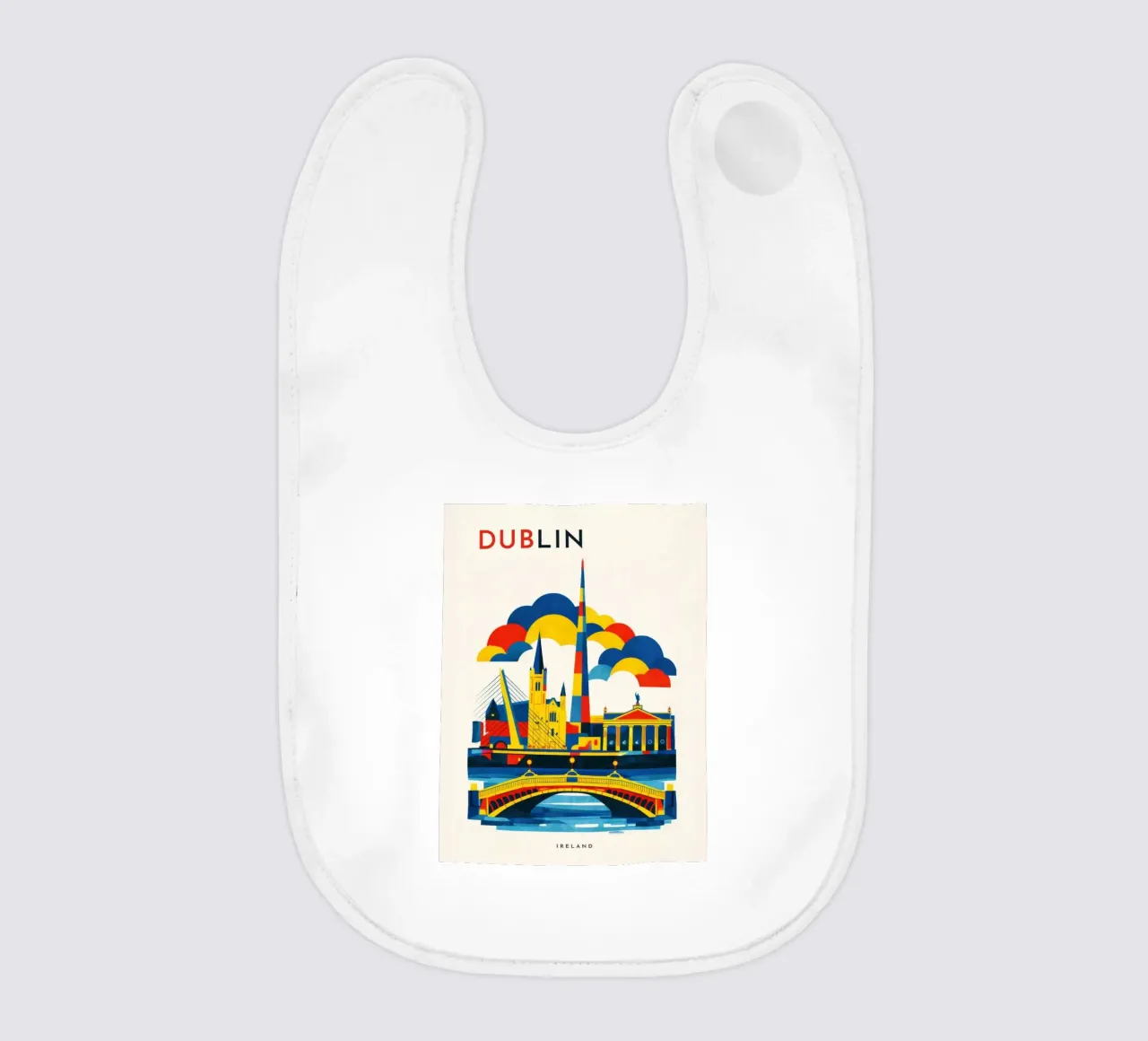 Dublin Flat Babylätzchen von Art Unleashed