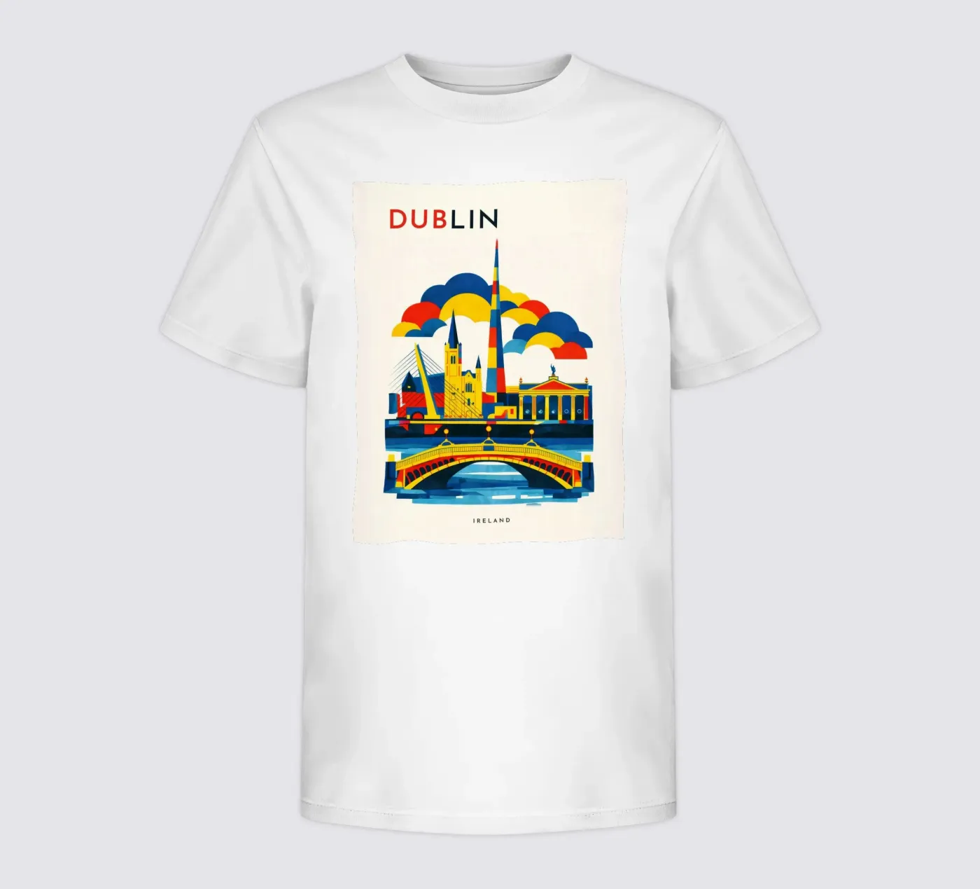 Dublin Flat Kinder T-Shirt von Art Unleashed