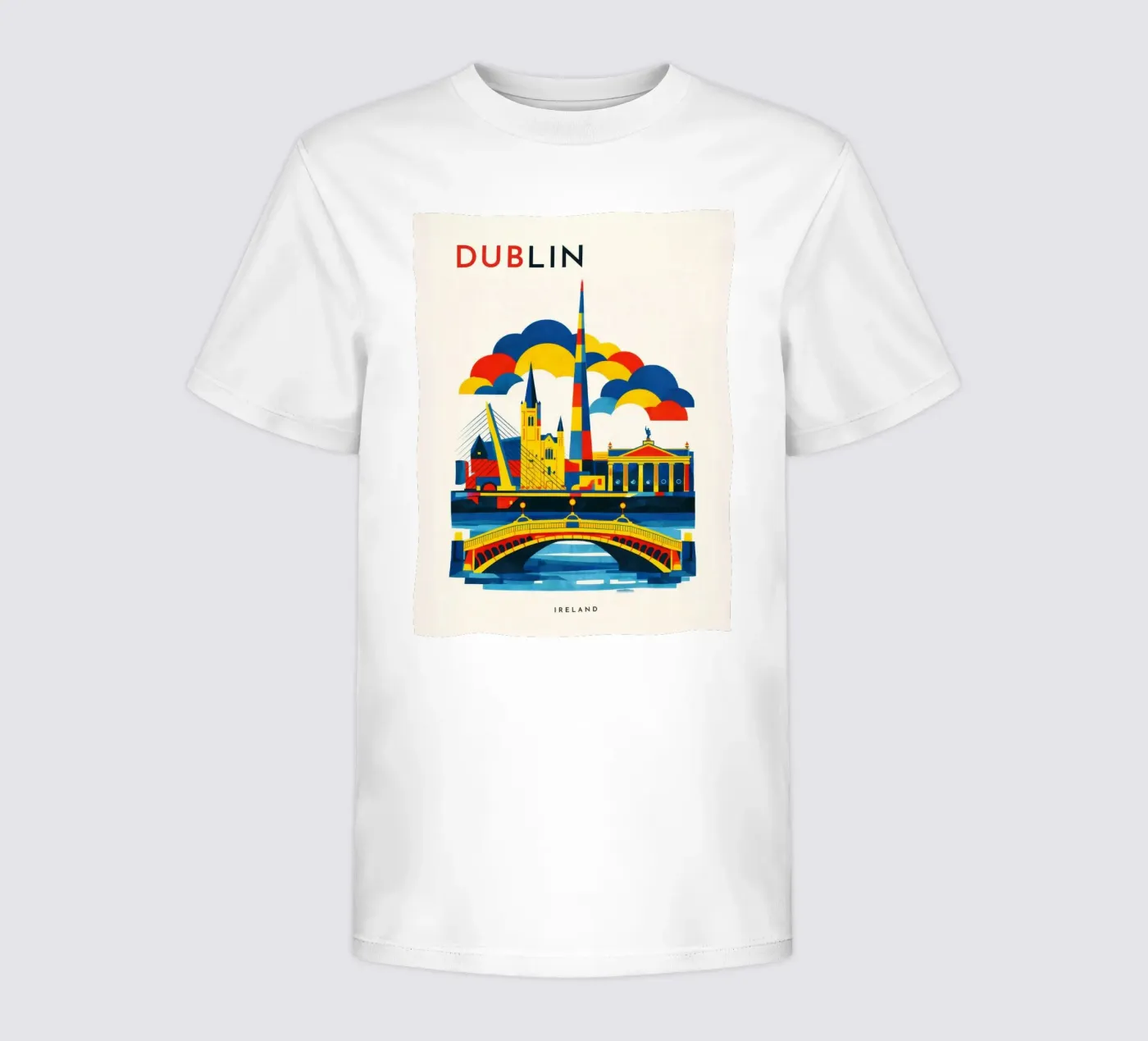Dublin Flat Kinder T-Shirt von Art Unleashed
