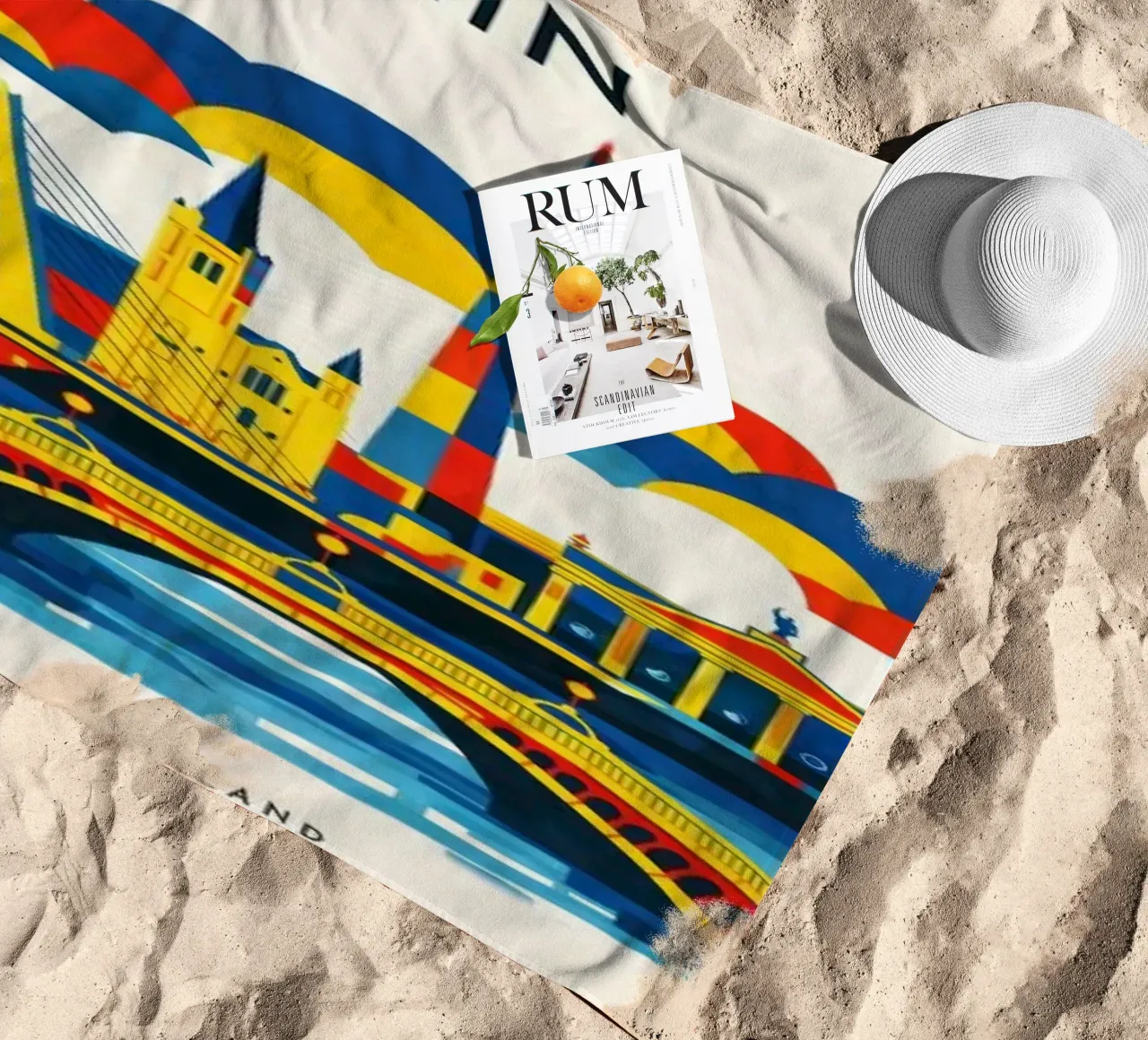 Dublin Flat telo mare da Art Unleashed