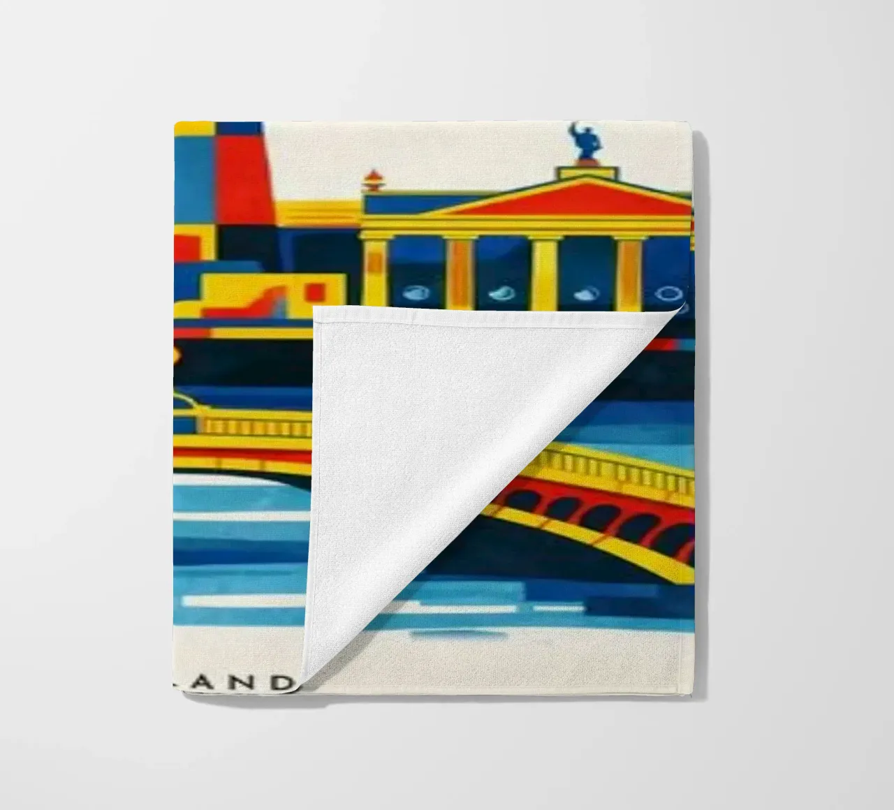 Dublin Flat telo mare da Art Unleashed