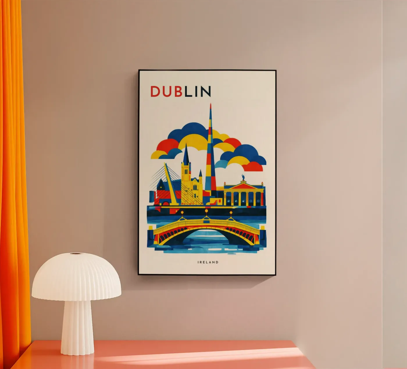 Dublin Flat plexiglas de Art Unleashed