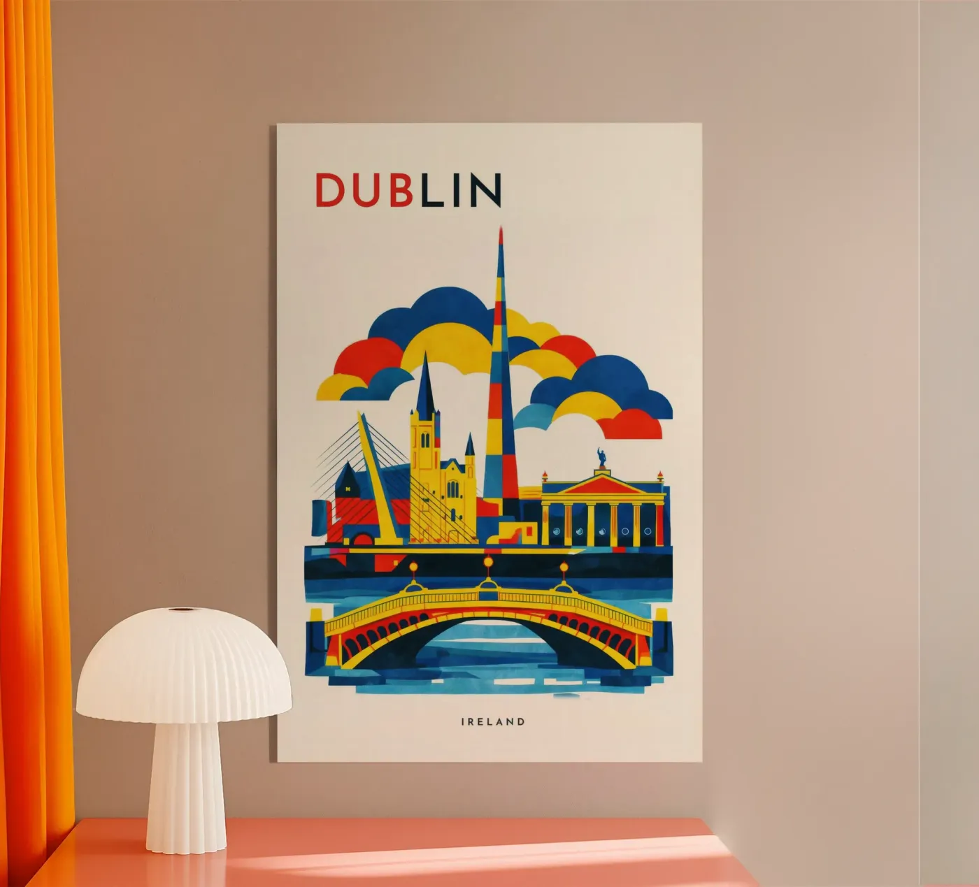 Dublin Flat plexiglas de Art Unleashed