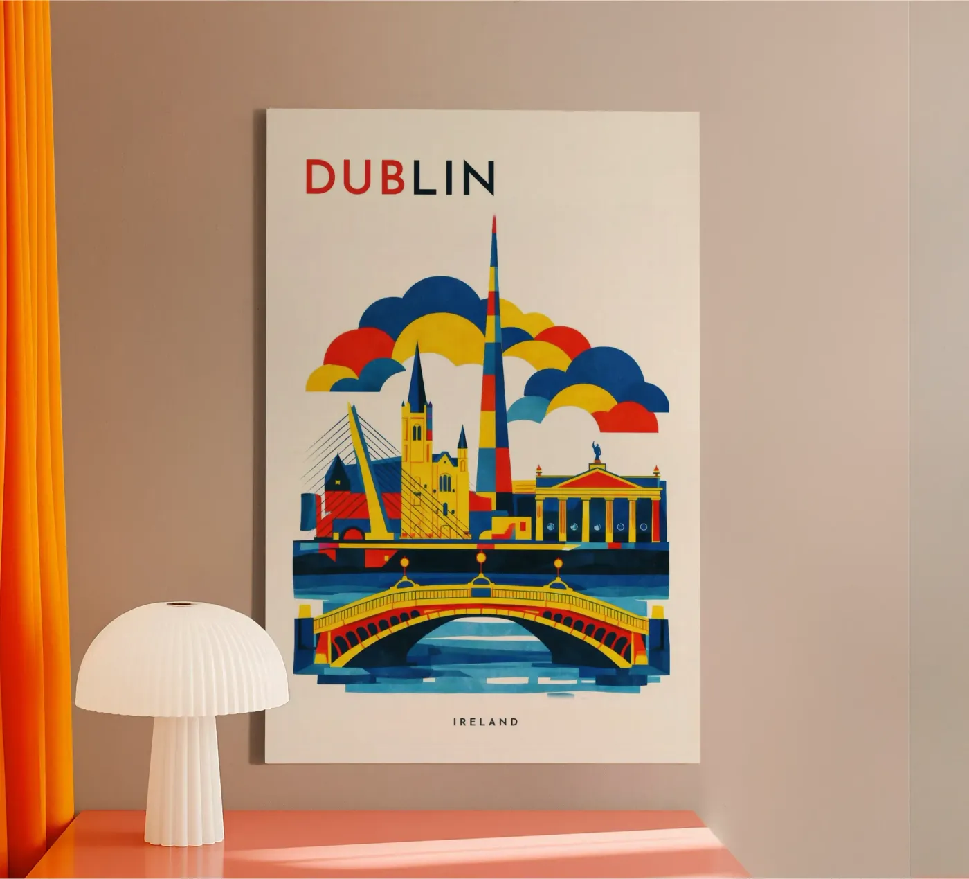 Dublin Flat tela da Art Unleashed