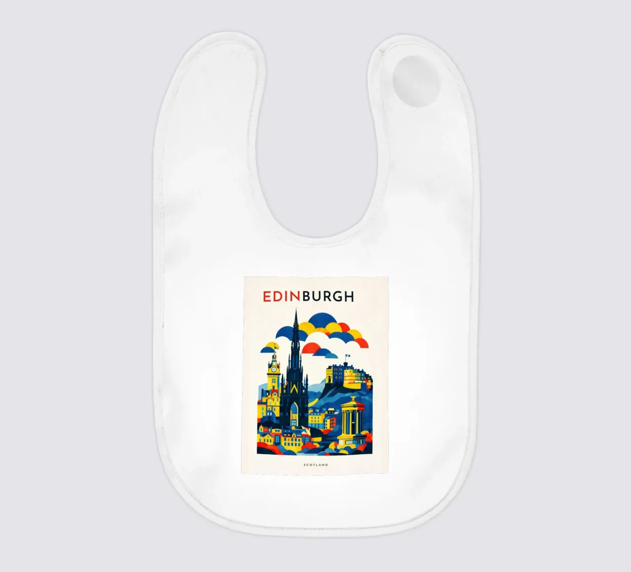 Edinburgh Flat bavaglino da Art Unleashed