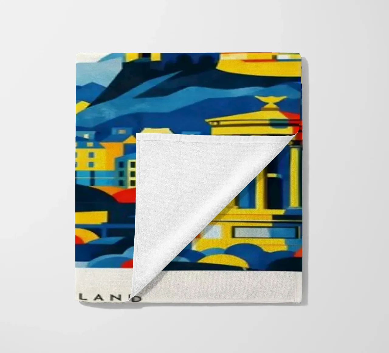 Edinburgh Flat telo mare da Art Unleashed