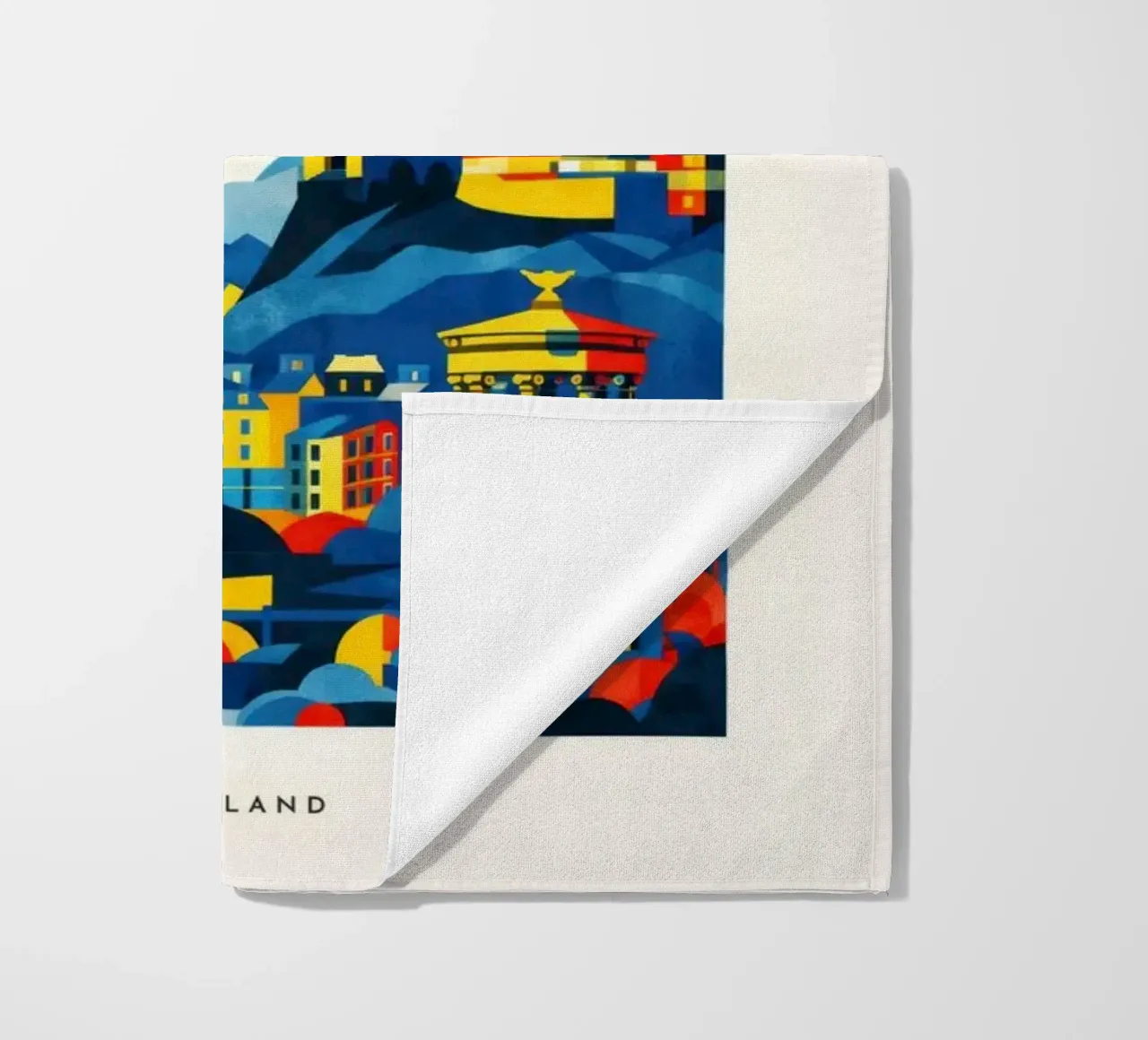 Edinburgh Flat telo mare da Art Unleashed