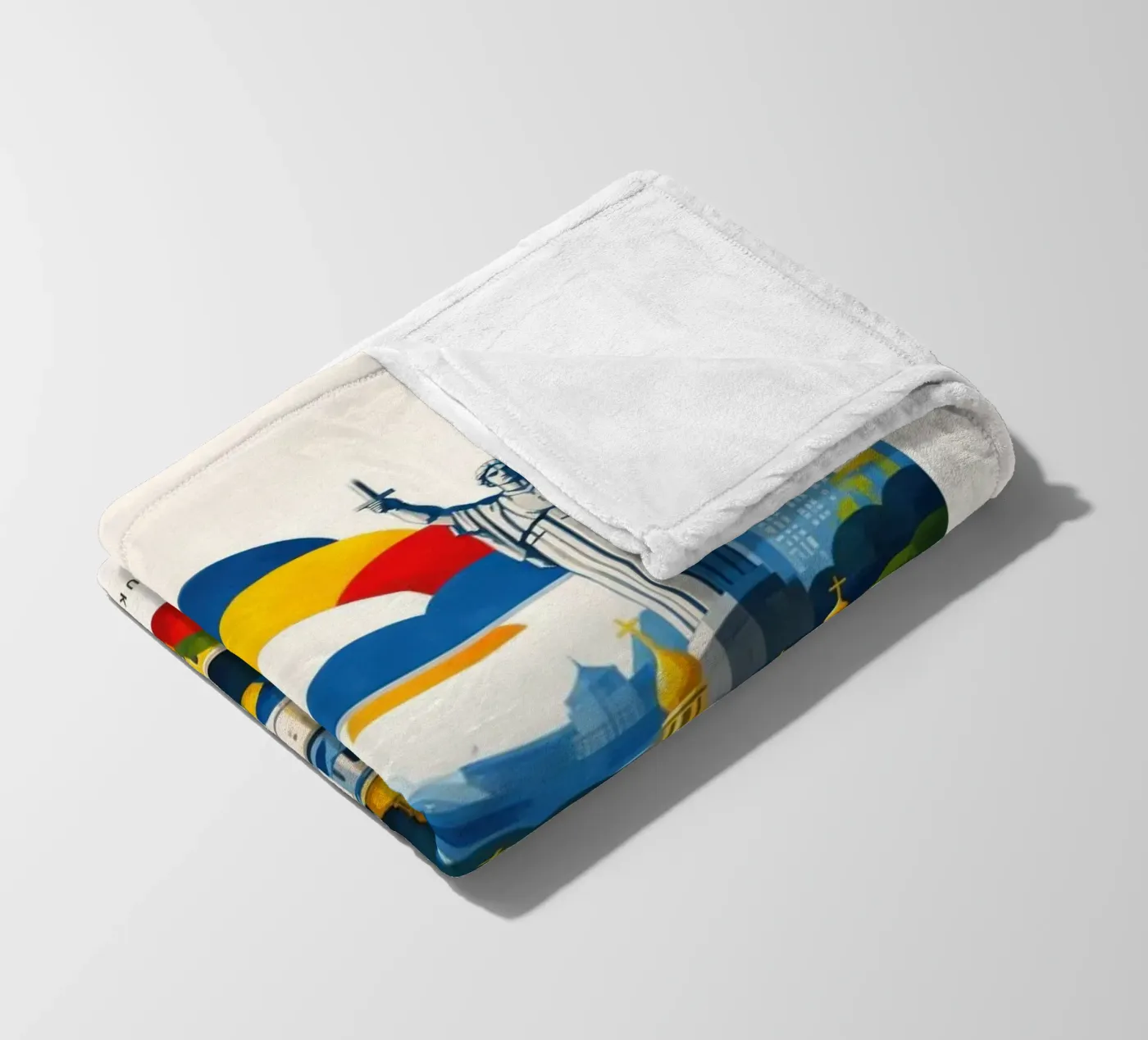 Kyiv Flat Fleecedecke von Art Unleashed